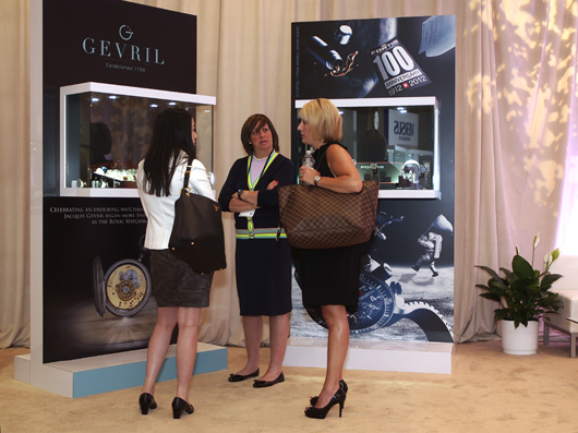 Gevril Regional Sales Manager Eilene Herszfeld Showing Gevril Watches